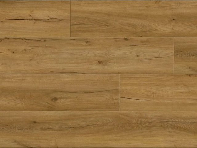 BASICfloor Vinylboden Premium Klickvinyl Eiche Gold Landhausdiele in Holzoptik - Bild 1