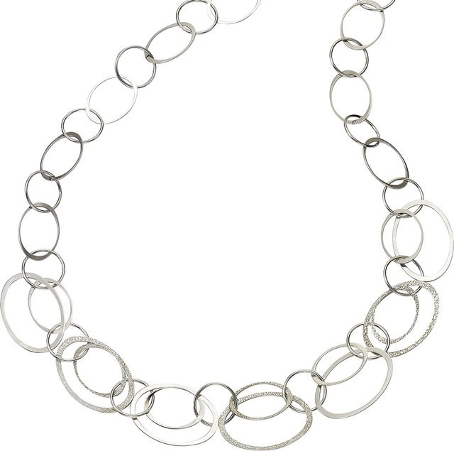 Celesta Halskette 925 Silber, rhodiniert, 45 cm, Damen - Bild 1