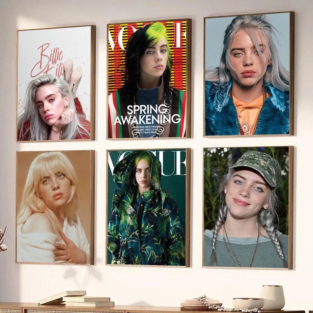 B-Billie Kunstdruck Poster für dein Wohnzimmer oder deine Bar, Hochformat, 15 x 20 cm - Bild 1