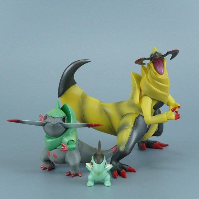 Fashnics Pokémon Axew Fraxure Haxorus Actionfigur PVC Statue - Bild 1