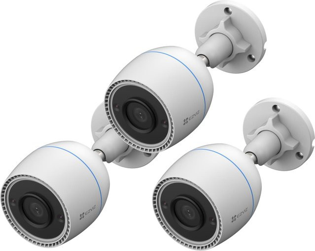 EZVIZ H3C 2MP WLAN Smart Home Kamera 3er-Set in Weiß - Bild 1