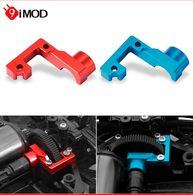 9IMOD Offenes Getriebeschale TT-02, Getriebegehäuse, Blau, Metall, 1:10 - Bild 1