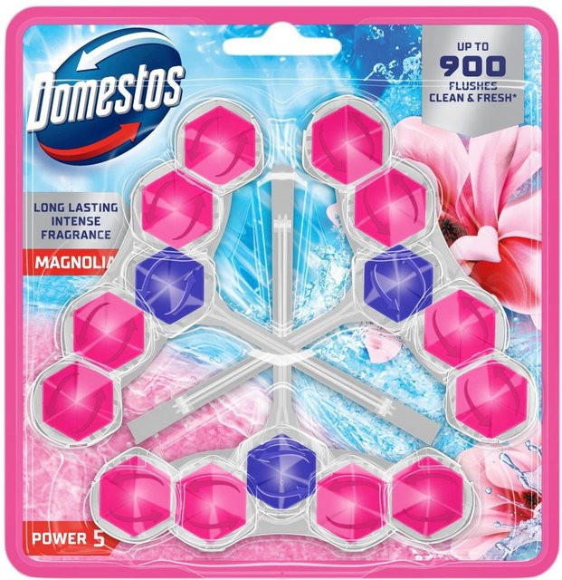 Domestos Reinigungsblock P5 Magnetiq in Beige, 3 x 50 g - Bild 1