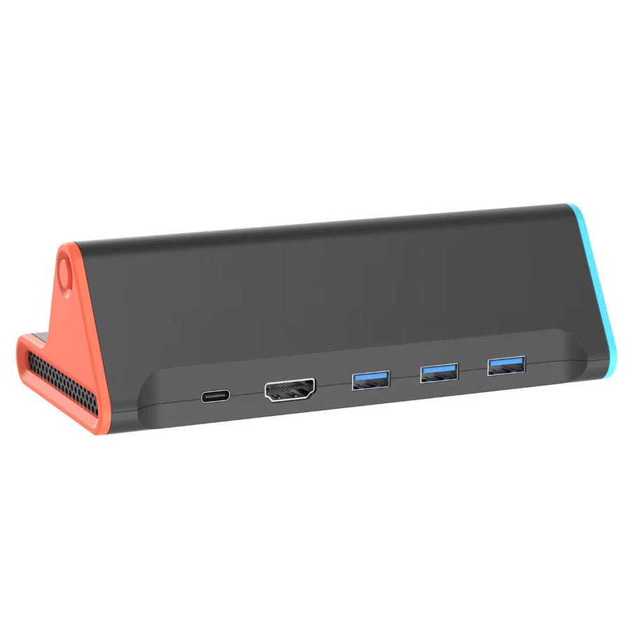 Nintendo Switch 2 TV-Dockingstation in Schwarz mit 4K HDMI, USB-C und USB-Anschluss sowie 100W Ladefunktion - Bild 2