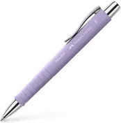 Faber-Castell Poly Ball Druckkugelschreiber XB in Sweet Lilac mit blauer Tinte - Bild 1