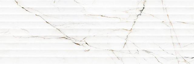 Wandfliese United Tile und Mosaic Torano Dekor in Weiß Matt mit Marmoroptik, B: 33,3 cm, L: 100 cm - Bild 1
