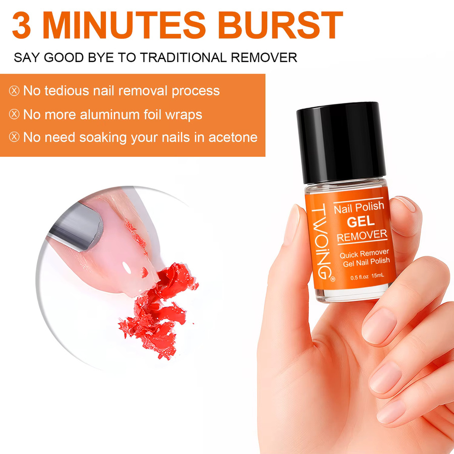 TWOING Nagellackentferner-Gel, 15 ml - Bild 4