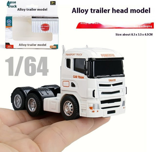 Maisto Alloy Truck Cab Modell, 1:64, Metall, Retro-Stil, Pull-Back-Motor-Aktion, ab 3 Jahre - Bild 1