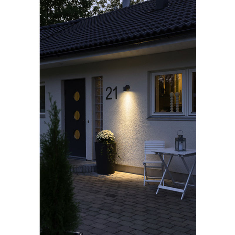 Konstsmide Modena 7657-750 Außenwandleuchte in Schwarz für den Garten mit GU10 Fassung - Bild 3