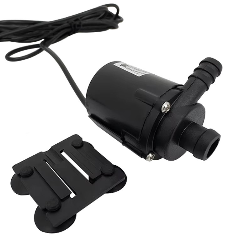 Leise bürstenlose Mini Tauchpumpe von xmshxltd in Schwarz mit 280 l/h Förderleistung und 220 cm Förderhöhe für Aquarium und Computer-Wasserkühlung - Bild 3