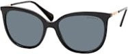 Ralph RA 5248 Sonnenbrille, Quadratisch, Vollrand, Schwarz, Grau, Damen, polarisiert - Bild 1