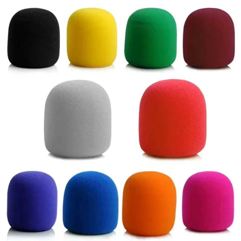 Bunte kabellose Handmikrofon-Windschutzscheiben aus Schaumstoff als Mikrofonabdeckung und Pop-Filter für Karaoke-Mikrofone in Multicolor - Bild 3