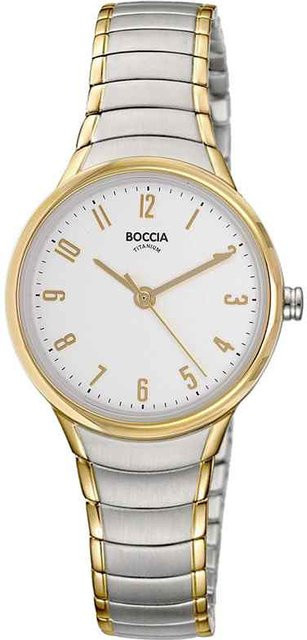 Boccia Damenuhr Titanium, Quarz, Silber, 28 mm, 3 ATM - Bild 1