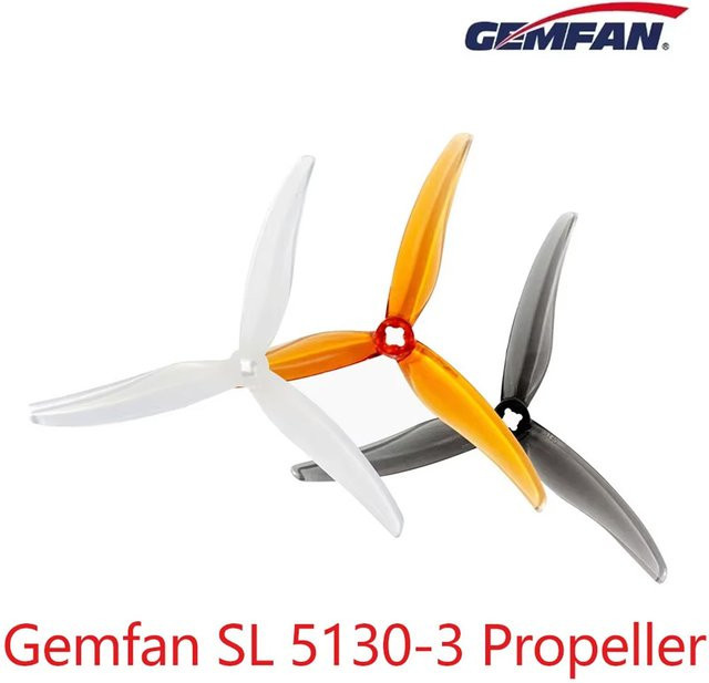 Gemfan SL 5130-3 Propeller, 5 Zoll, 3-Blatt, 2 Paar - Bild 1
