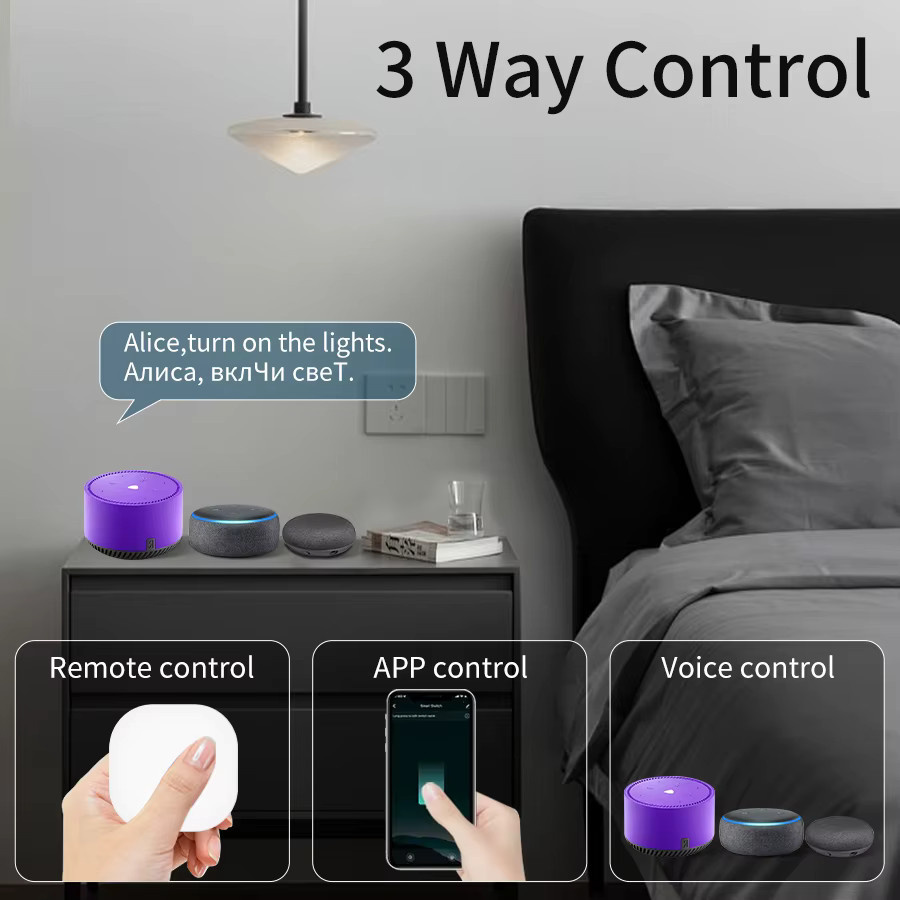 Cozylife WiFi Smart Switch zur Beleuchtung in Weiß mit App- und Sprachsteuerung für Alexa und Google Home - Bild 2