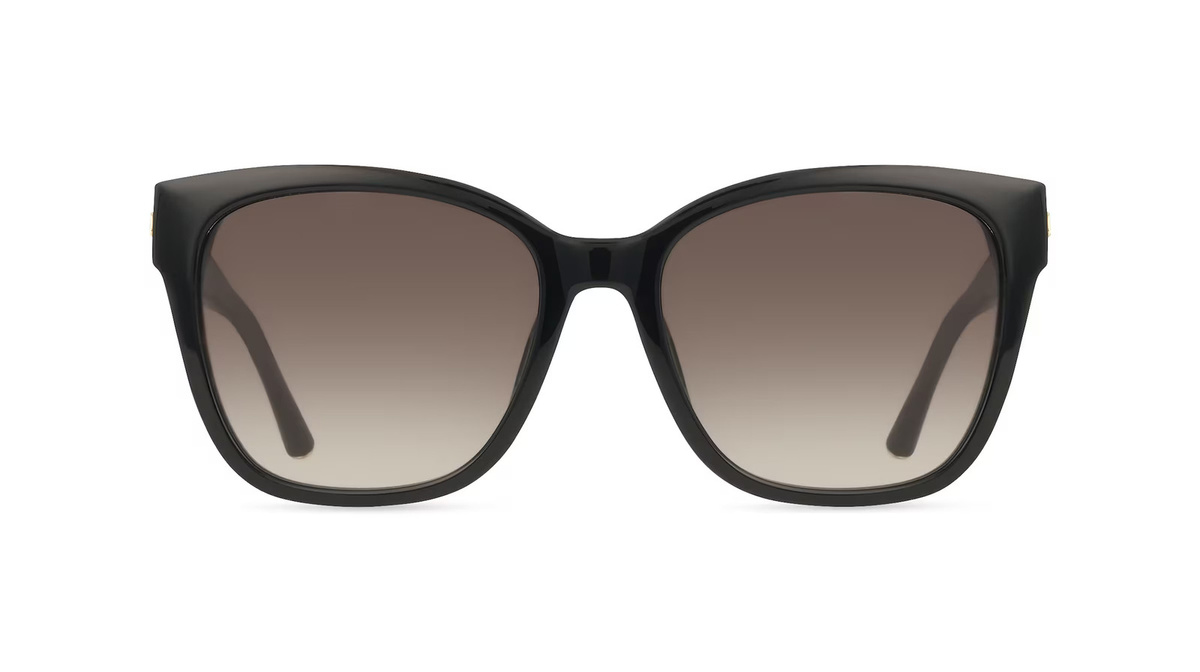 Escada SESE62 Sonnenbrille, Vollrand, Quadratisch, Acetat, Unisex, Schwarz - Bild 1