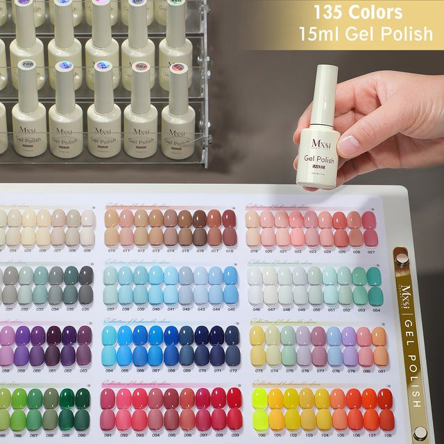 Mxsi Gel-Nagellack, Matt, 15 ml - Bild 1