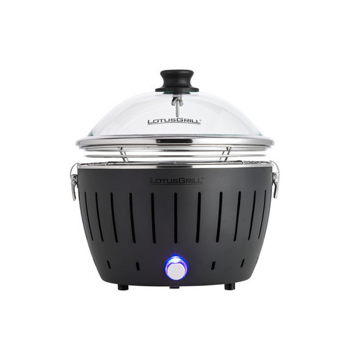 LotusGrill Glashaube S Deckel aus Glas und Edelstahl, transparent, B: 29,5 cm, H: 12,0 cm - Bild 2