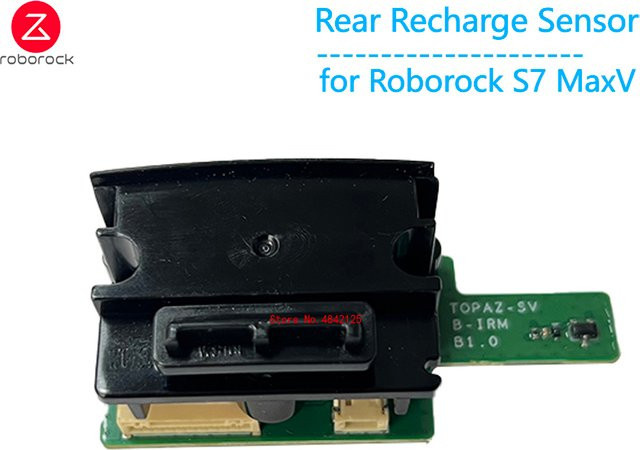 Original Topaz SV hinterer Aufladesensor Ersatzteil für Roborock S7 MaxV in Schwarz aus Kunststoff - Bild 1