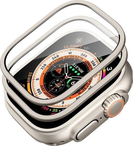 ESR Armorite Displayschutzglas für Apple Watch Ultra und Ultra 2, 2er-Set, Bronze - Bild 1