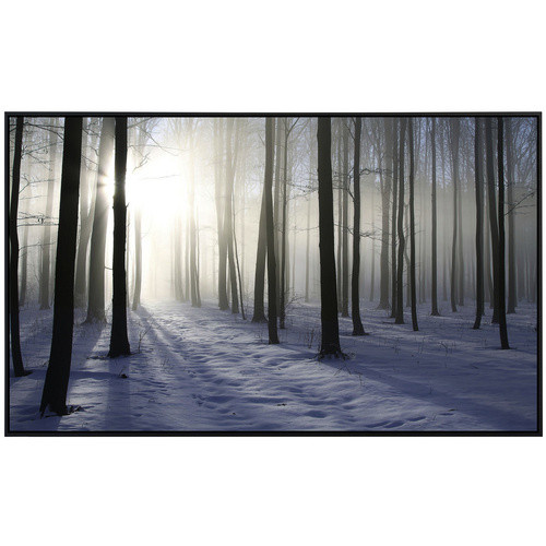 papermoon Infrarotheizung EcoHeat Nebeliger Winterwald mit Matt-Effekt in Bunt, 1200 Watt, App-Steuerung und Überhitzungsschutz - Bild 2