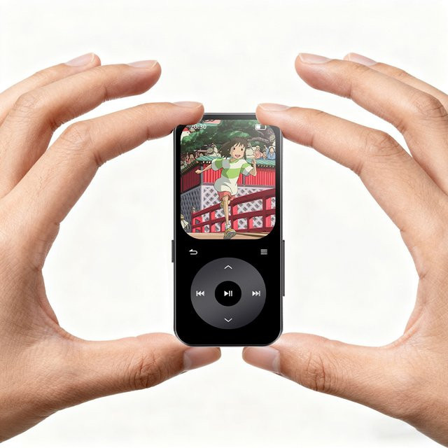 Famue Mini Kompakter Standalone MP3-Player mit Bluetooth, 2 Zoll IPS-Display und HiFi SQ für Aufnahmen im Klassenzimmer und bei Besprechungen - Bild 1