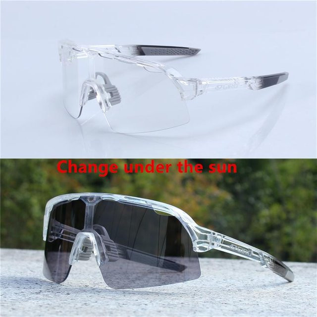 Giro S2 Sportsonnenbrille, Unisex, randlos, transparent, TR90 - Bild 1