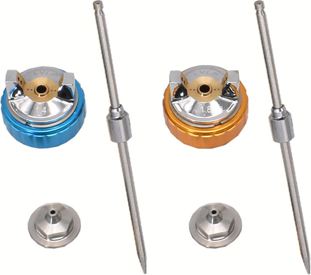 Auarita LVLP Spritzpistole L-898 mit 1,4 mm und 1,8 mm Düse für Auto und Airbrush - Bild 1