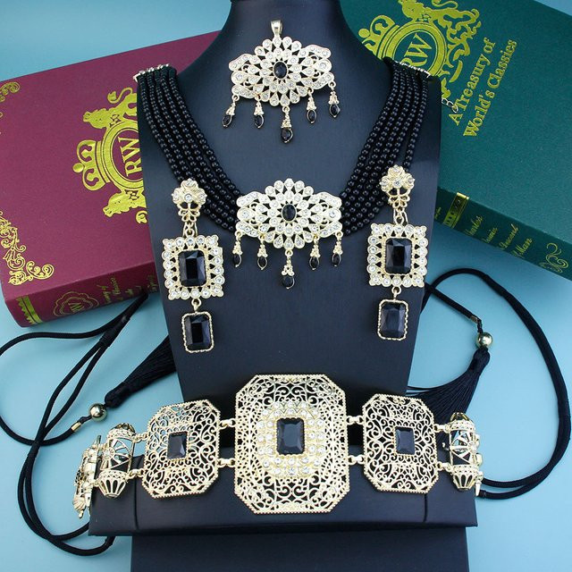 Sun spicems Schmuck-Set, Gold, Kristall, Perle, Damen - Bild 1