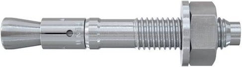 Fischer Bolzenanker FBN II 8/10 K aus verzinktem Stahl, Farbe: Silber, 50 Stück, Länge: 61 mm, Durchmesser: 8 mm - Bild 1