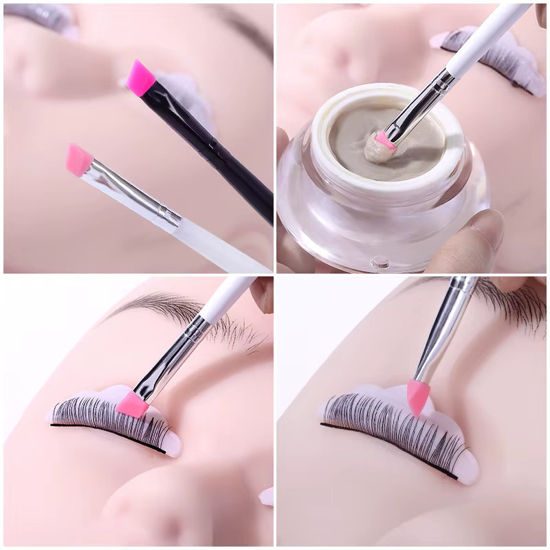HMQ beauty Lash Lift Werkzeugset, Silikon Pinsel, Pink - Bild 2