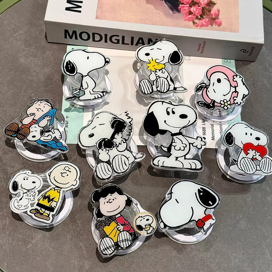 Bandai Snoopy Charlie Brown Magnetischer Griptok Telefonhalter für MagSafe iPhone und Samsung in Multicolour - Bild 2