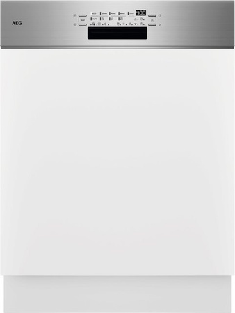 AEG Geschirrspüler GT7200B1SGM teilintegrierbar, Farbe: Silber/Cleansteel, Breite: 60 cm