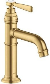 Hansgrohe Axor Montreux Waschtisch-Einhebelmischer in Gold mit Pop-up-Abfluss - Bild 1