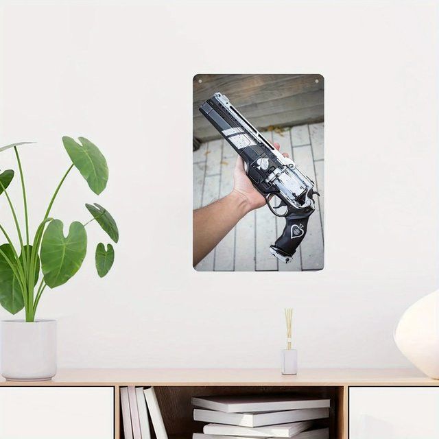 True Man's Toys Vintage-Wandkunst aus Metall – Rustikale Eisendekoration für Zuhause, Bar oder Männerhöhle im 2D-Flattdesign - Bild 1