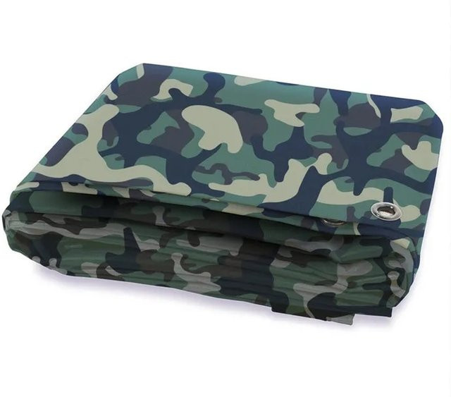 KARAT Abdeckplane Camouflage wasserdicht mit Ösen, 100 g/m², Multicolor - Bild 1