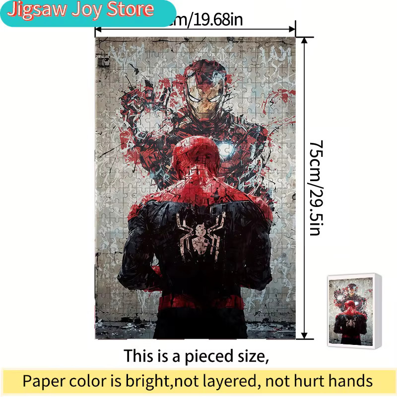 KAYOU Marvel Spider-Man & Iron Man Puzzle, Großformat - Bild 3