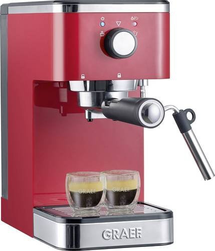 Graef Salita Espressomaschine mit Siebträger in Rot 1400W - Bild 1