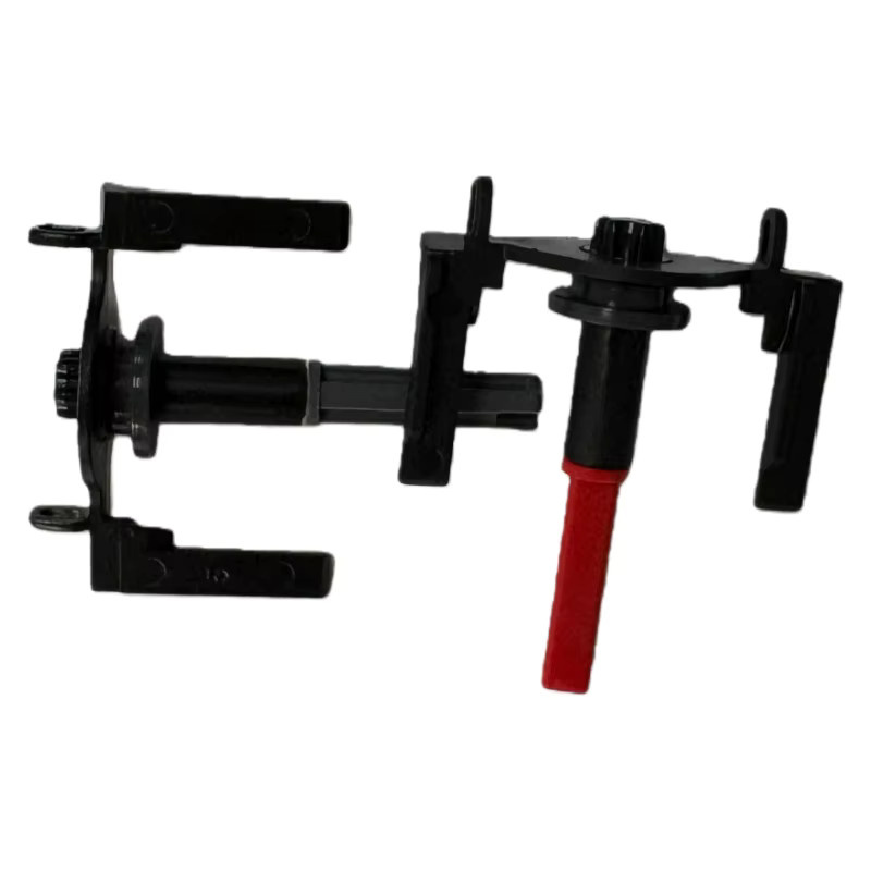 Original-Ersatzteil Hauptbürstenhalter für Roborock Q Revo Curv, Q Revo Edge, Saros 10 und Saros 10R Roboterstaubsauger in Schwarz und Rot - Bild 4