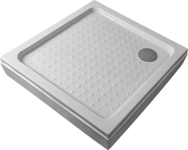 Sanotechnik Duschwanne Corner Quadrat Weiß B/T: 90 x 90 cm - Bild 1