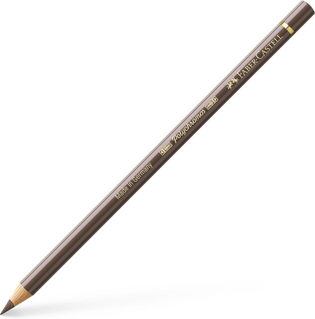 Faber Castell Polychromos Profi-Farbstift in Nougat Braun - Bild 1