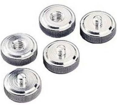 Hama Gewindesortiment in Silber mit 1/4 Außengewinde und 3/8 Innengewinde - Bild 1