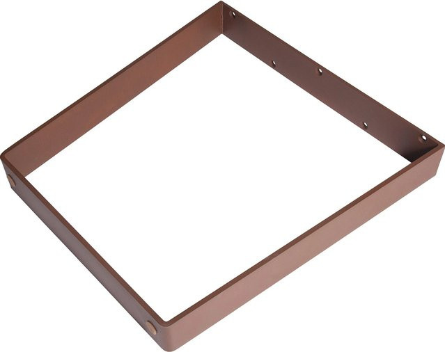Tischuntergestell Dieda in V-Form aus Stahl in Rostoptik, Farbe Braun, B/T/H: 70 x 71 x 71 cm - Bild 1