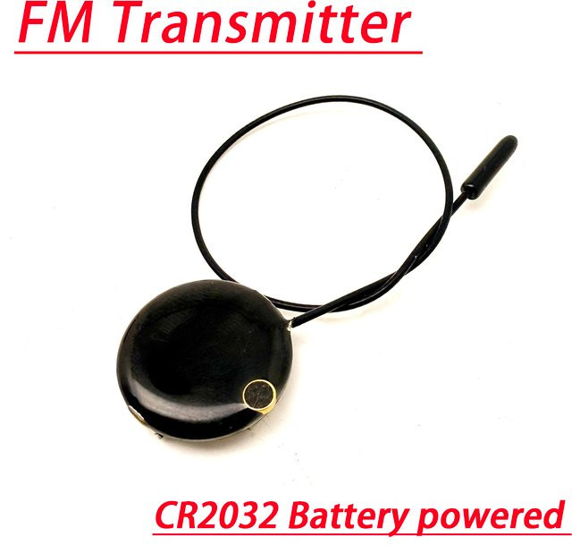 DYKBmetered FM2032 Mini FM-Sender Drahtloses Mikrofon-Übertragungsmodul in Schwarz - Bild 1