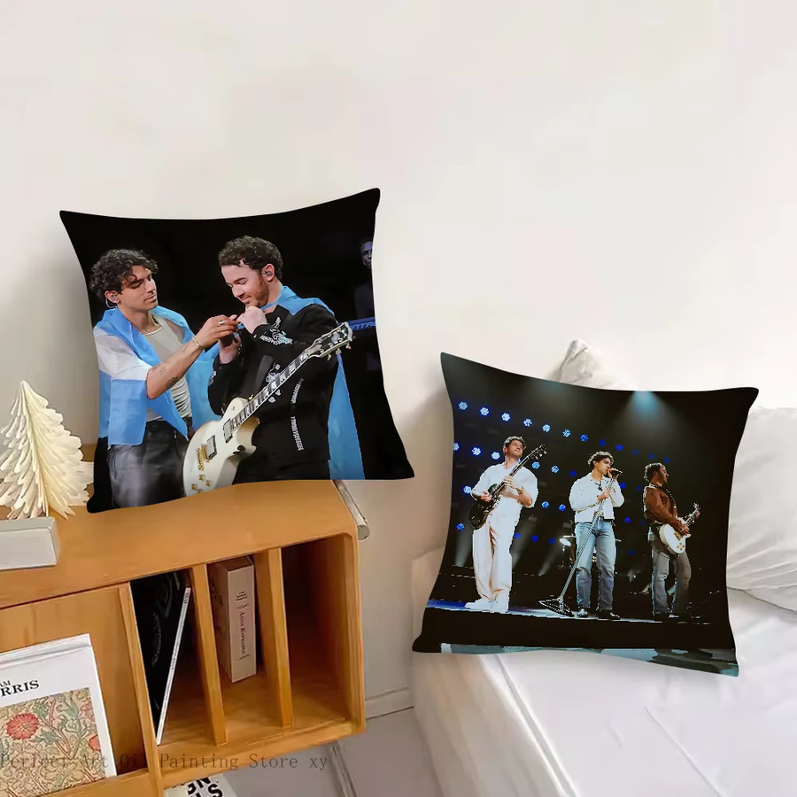 B-BROTHERS Kissenbezug J-JONAS-s Cool Band quadratisch für Sofa und Wohnzimmer - Bild 2
