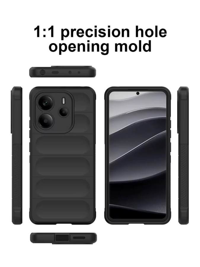 Stoßfeste Magnet-Schutzhülle für Xiaomi Poco X7 X6 Pro M7 M6 Pro X5 M5 X4 X3 M4 Pro mit MagSafe Unterstützung in Purple - Bild 5