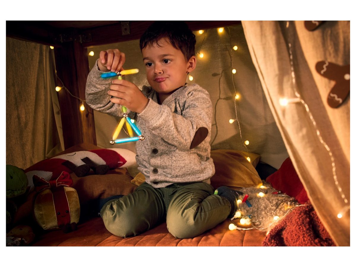 PLAYTIVE Magnetbausatz Stäbe leuchtend bunt - Bild 2