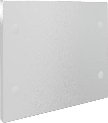 Rittal Frontblende aus Stahl in Weiß, B: 40 cm, H: 30 cm - Bild 1