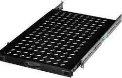 Digitus DN-19 TRAY-2-1000SW 19 Zoll Netzwerkschrank-Geräteboden Schwarz, 1 HE, Ausziehbar - Bild 2