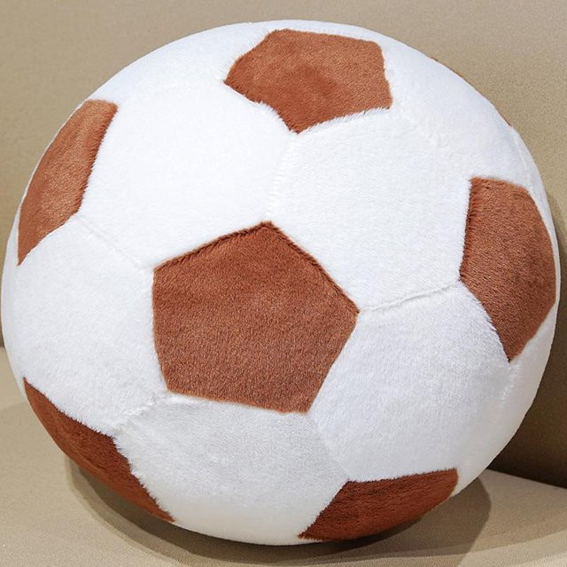 Yiran toy Sportball Plüschtier, Volleyball Fußball Kissen, Bunt / Mehrfarbig, ab 14 Jahre - Bild 1